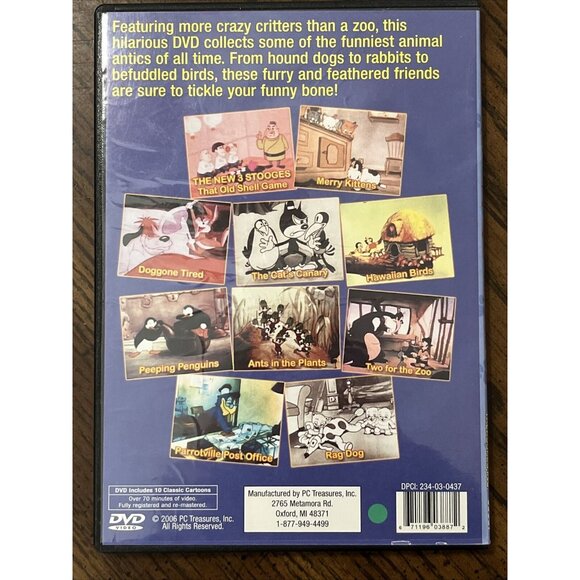 Three Stooges DVD Lot of 4 Collection Vol 1 & 2 (NEW) , Features, Cartoons - Picture 3 of 11